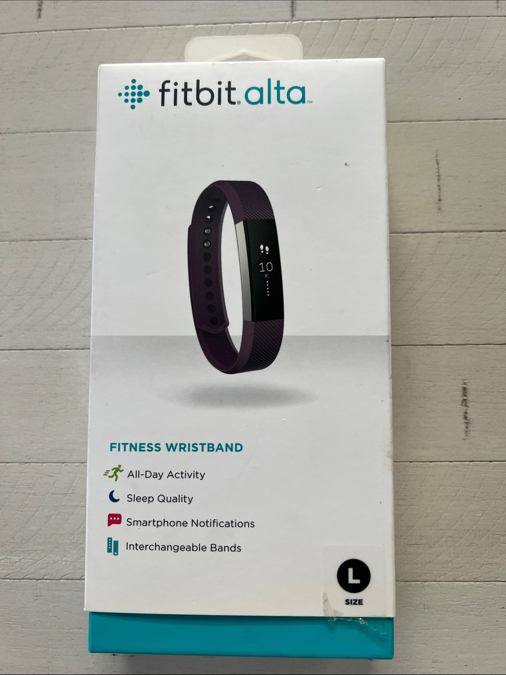 Fitbit Alta Unit in Plum Size Large